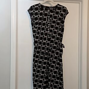 Black and Cream Dress